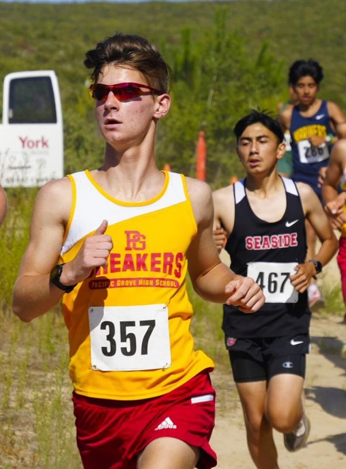 Antony Gabrik races at the Brian Rogers XC Jamboree hosted by York School