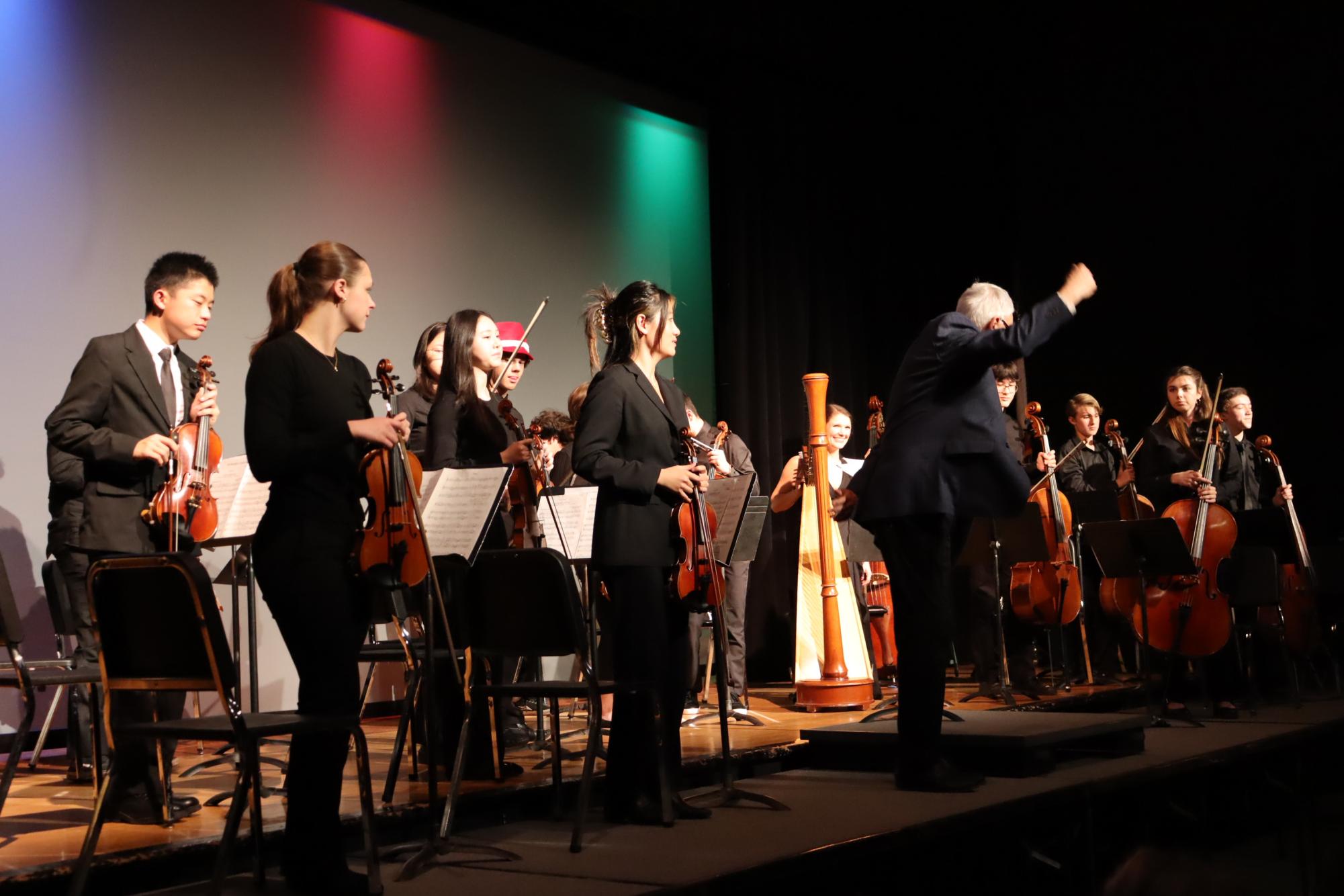 Mrs. Lukefahr Joins PGHS’ Orchestra For Holiday Concert