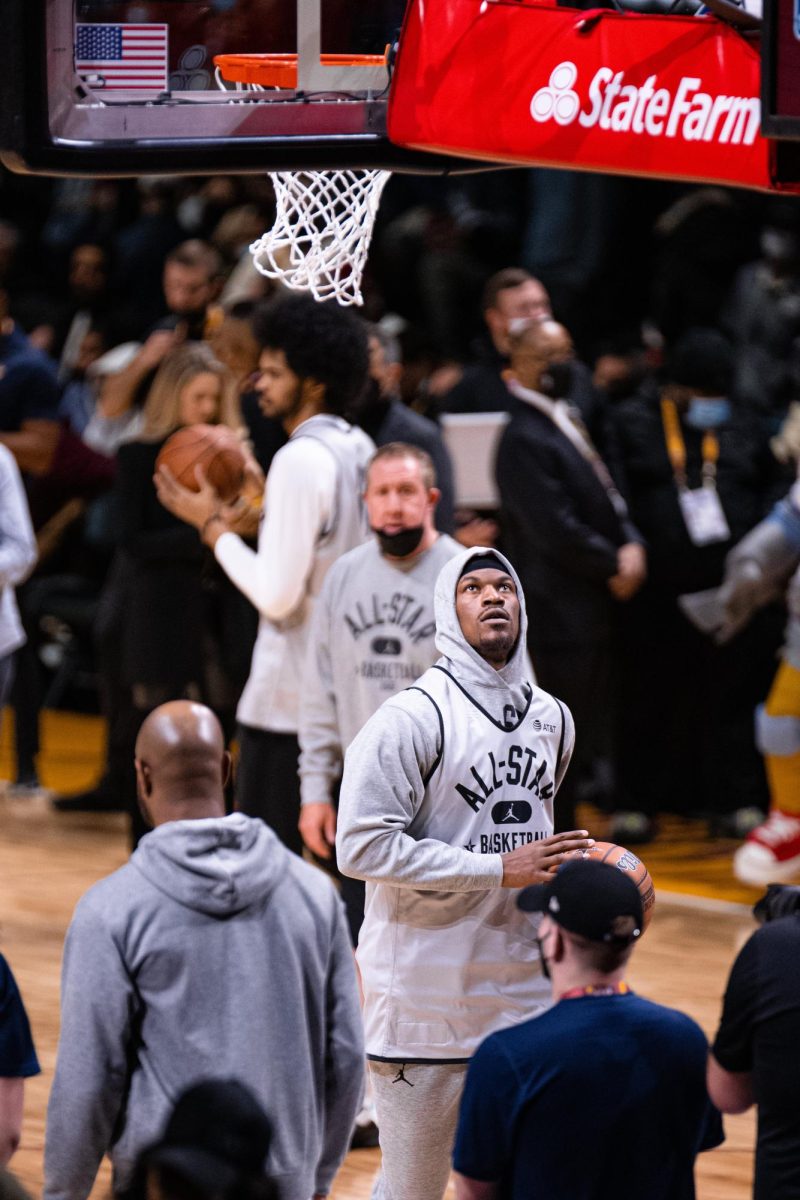 Jimmy Butler (2022 All-Star Weekend) of the Miami Heat. Butler received interest from several NBA teams including the India Pacers | Photo credit - Erik Drost